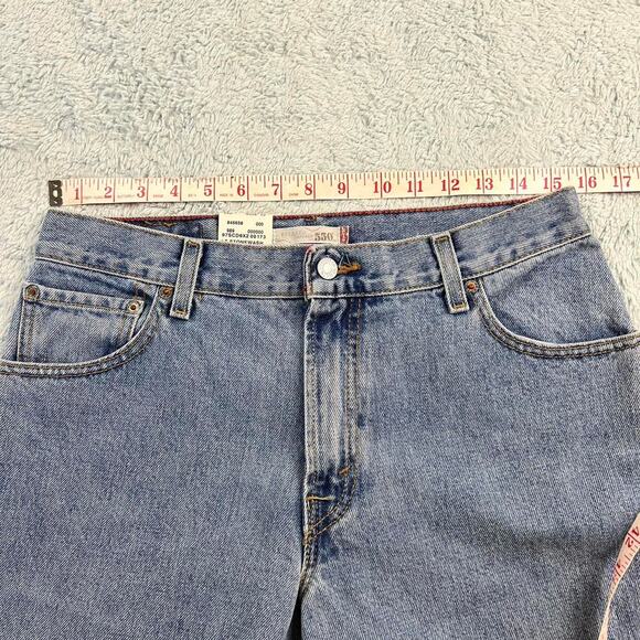 Levi's 550 Y2K relaxed tapered leg Blue jeans misses size 12 Short NWT - Picture 5 of 8